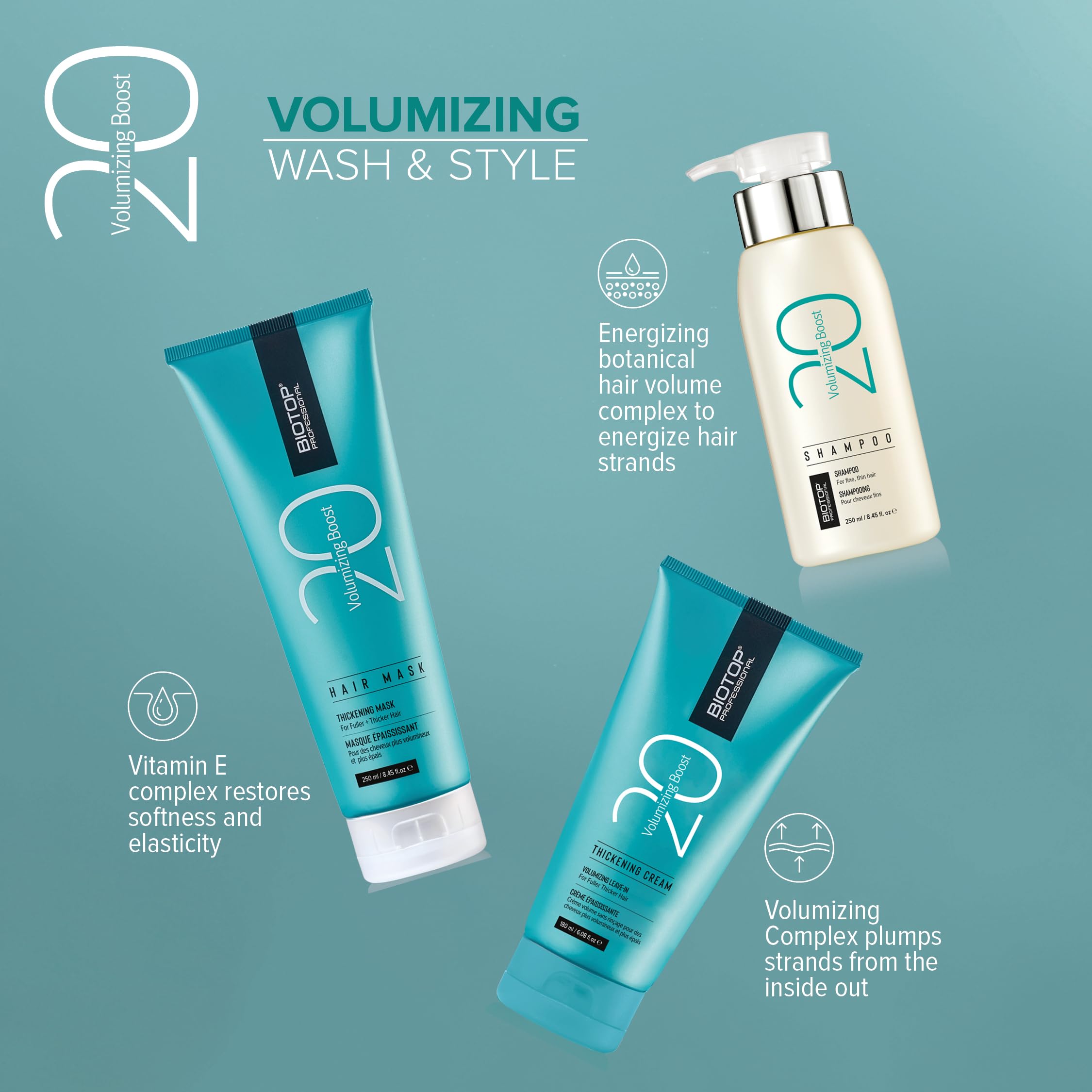 Mascarilla Capilar Voluminizadora Biotop Professional 20 - - Imagen 3