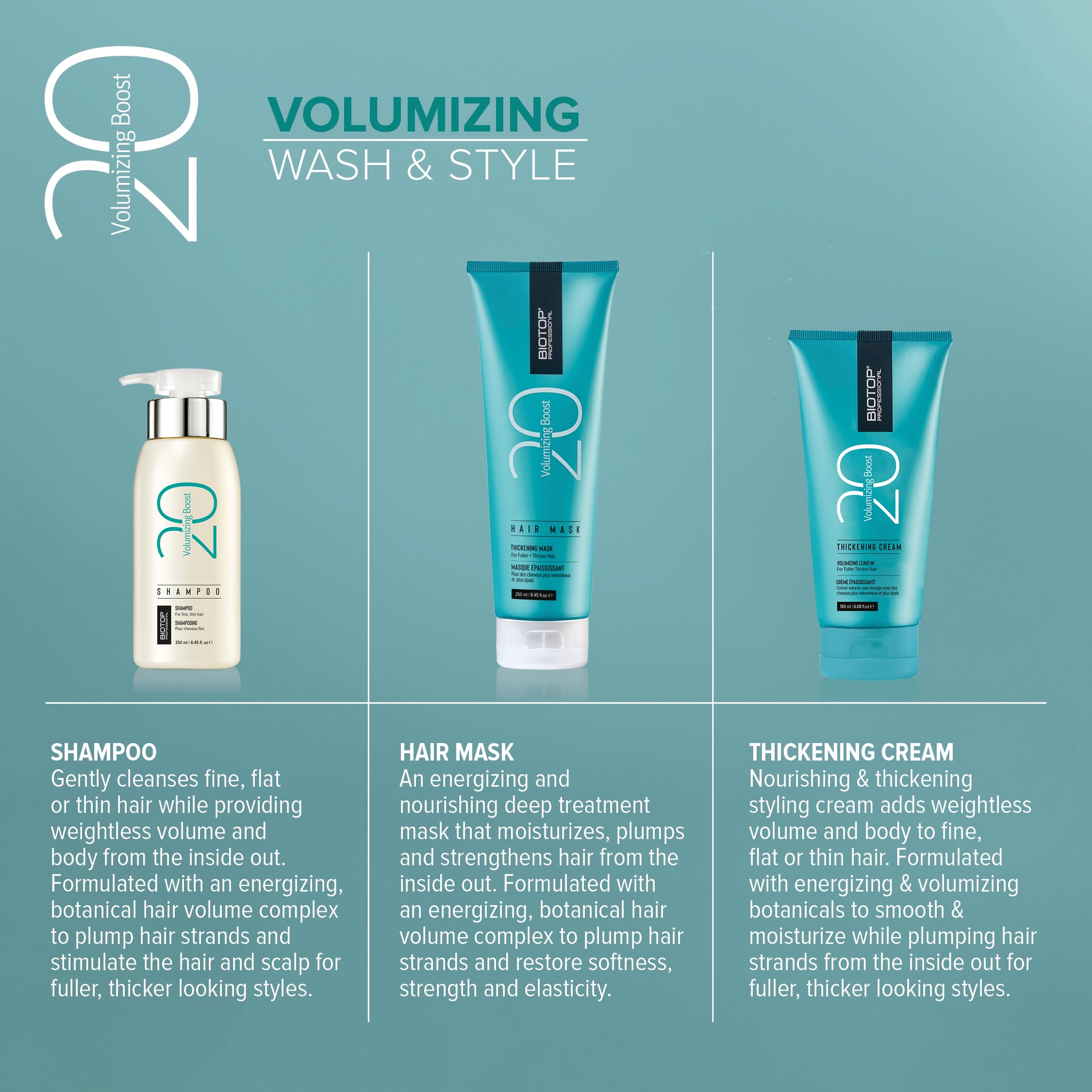 Mascarilla Capilar Voluminizadora Biotop Professional 20 - - Imagen 4