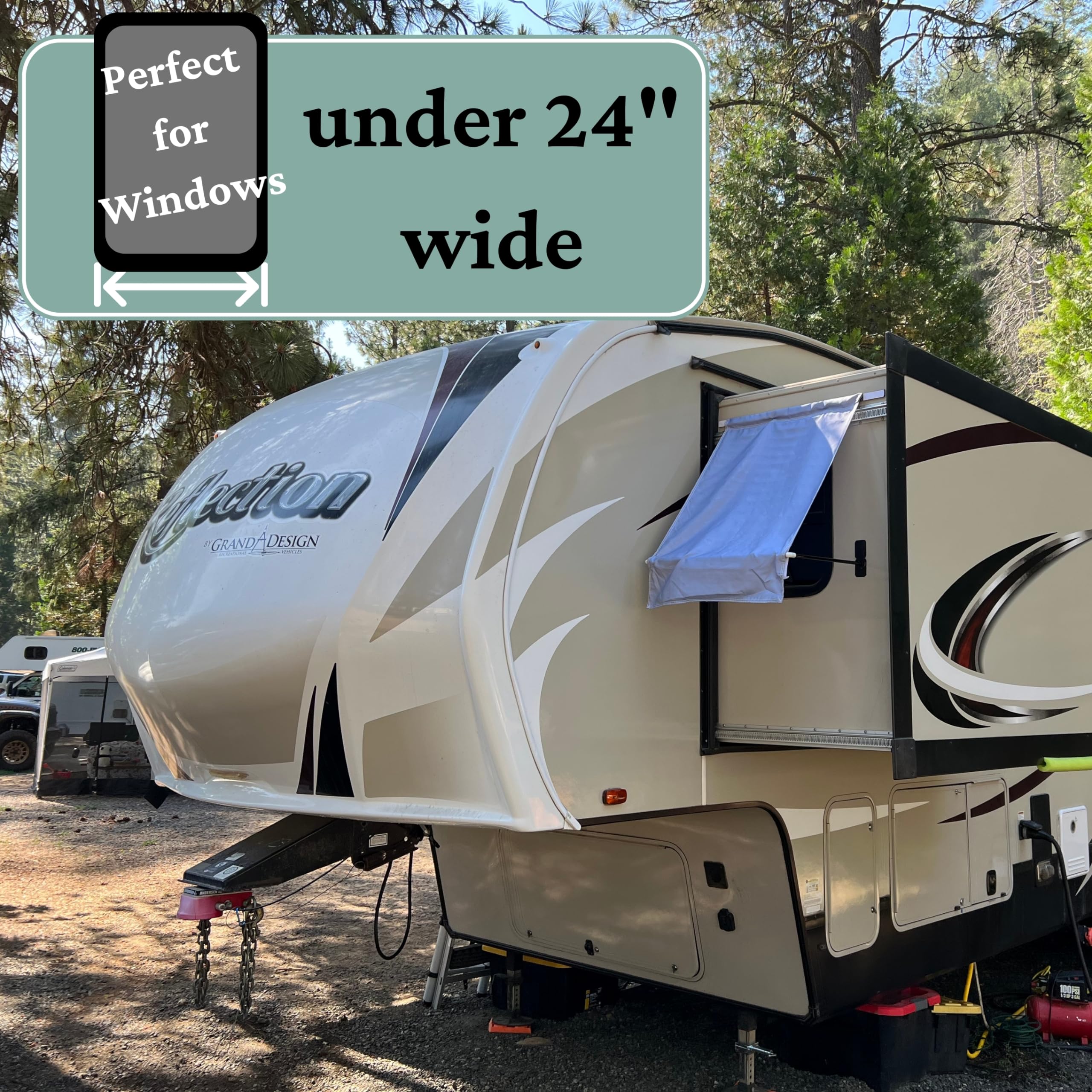 Toldo de Ventana Desmontable para RV - Extraíble para - Imagen 3
