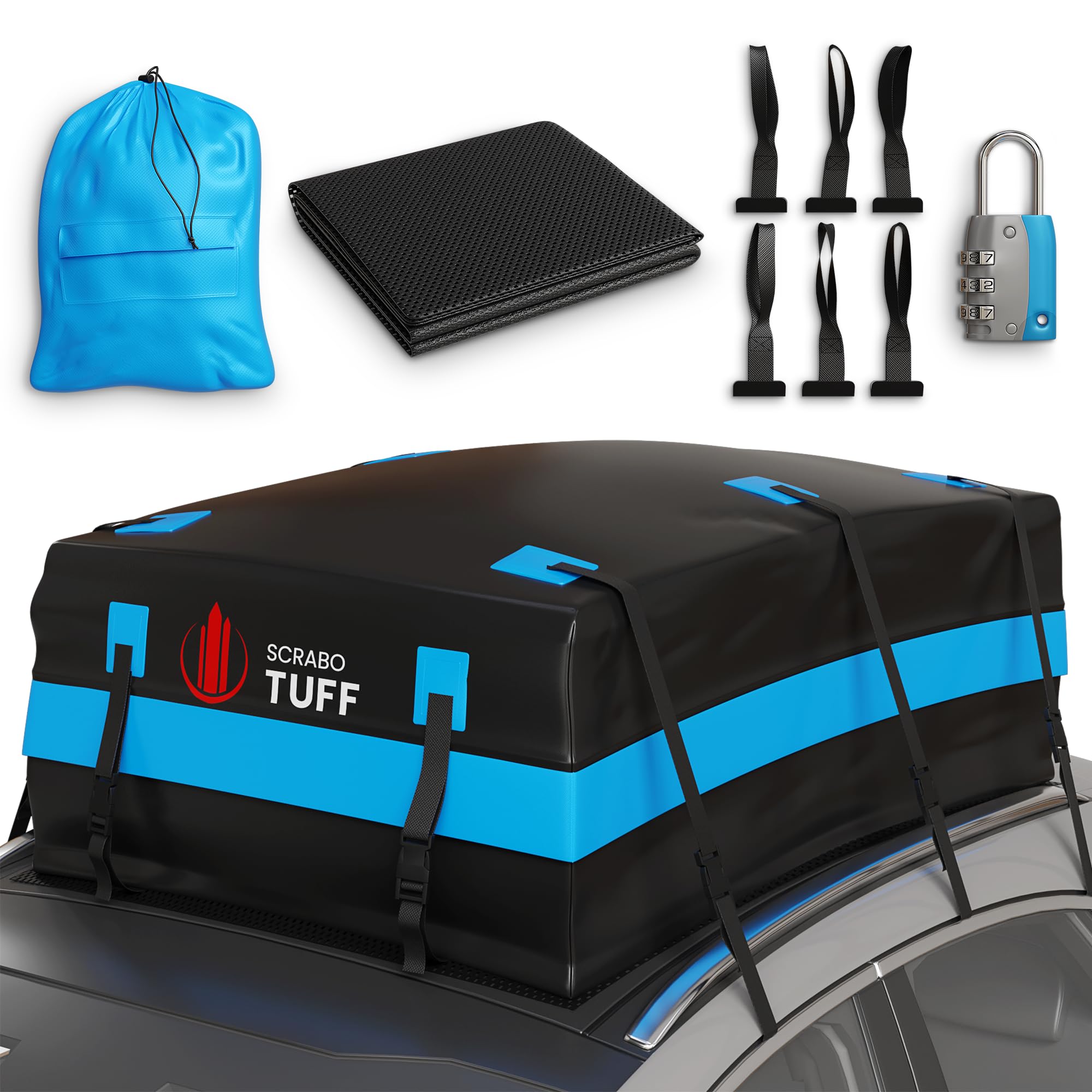 Portaequipajes de 21 pies cúbicos para el techo del coche -