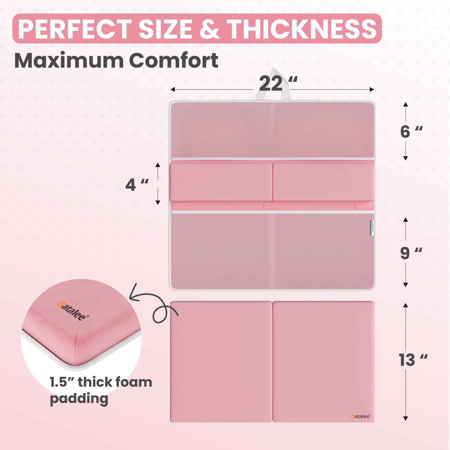 Set de almohadilla para bañar bebés y almohadilla de apoyo - Imagen 4