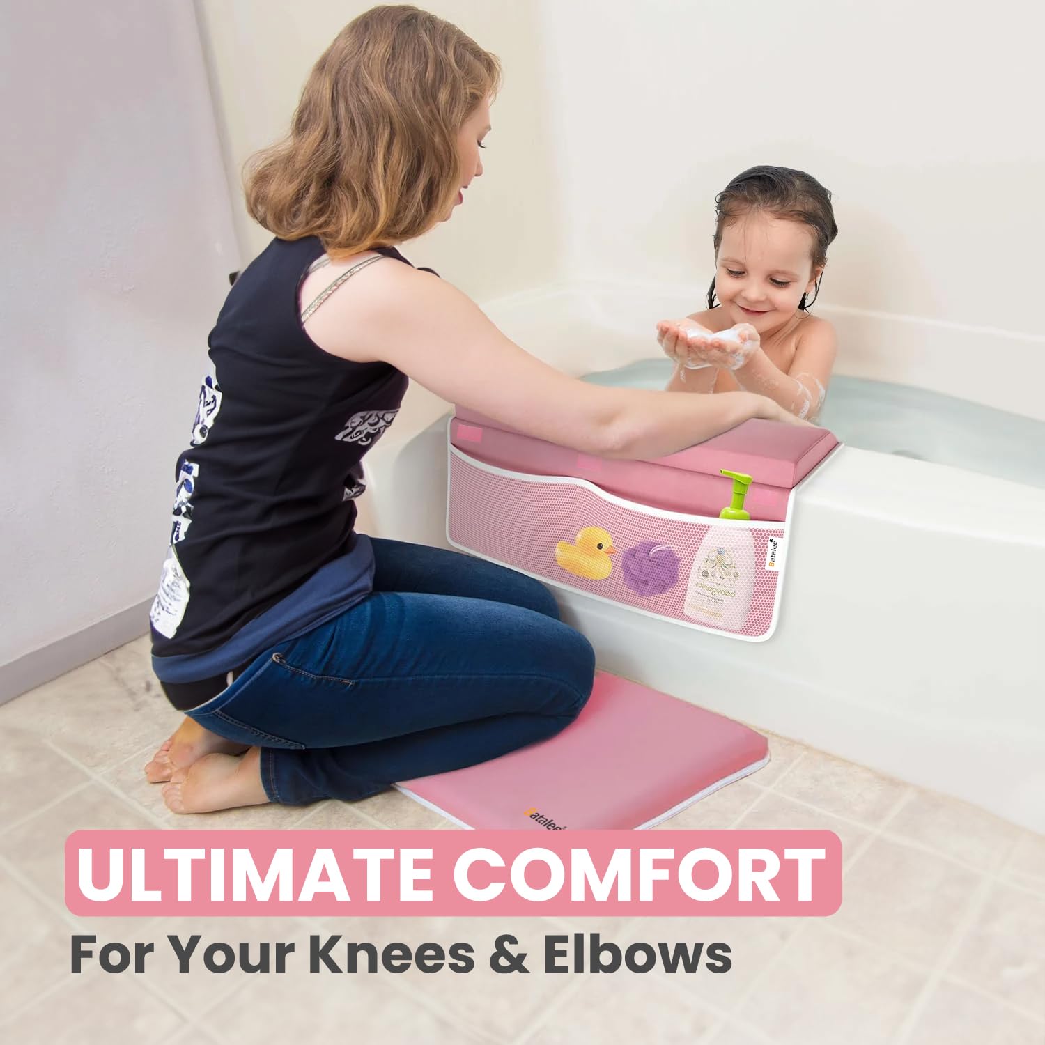 Set de almohadilla para bañar bebés y almohadilla de apoyo - Imagen 7