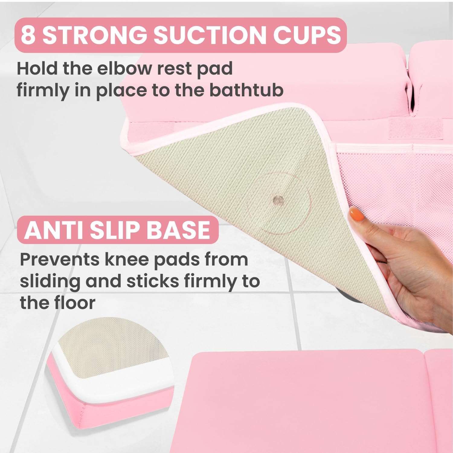 Set de almohadilla para bañar bebés y almohadilla de apoyo - Imagen 5