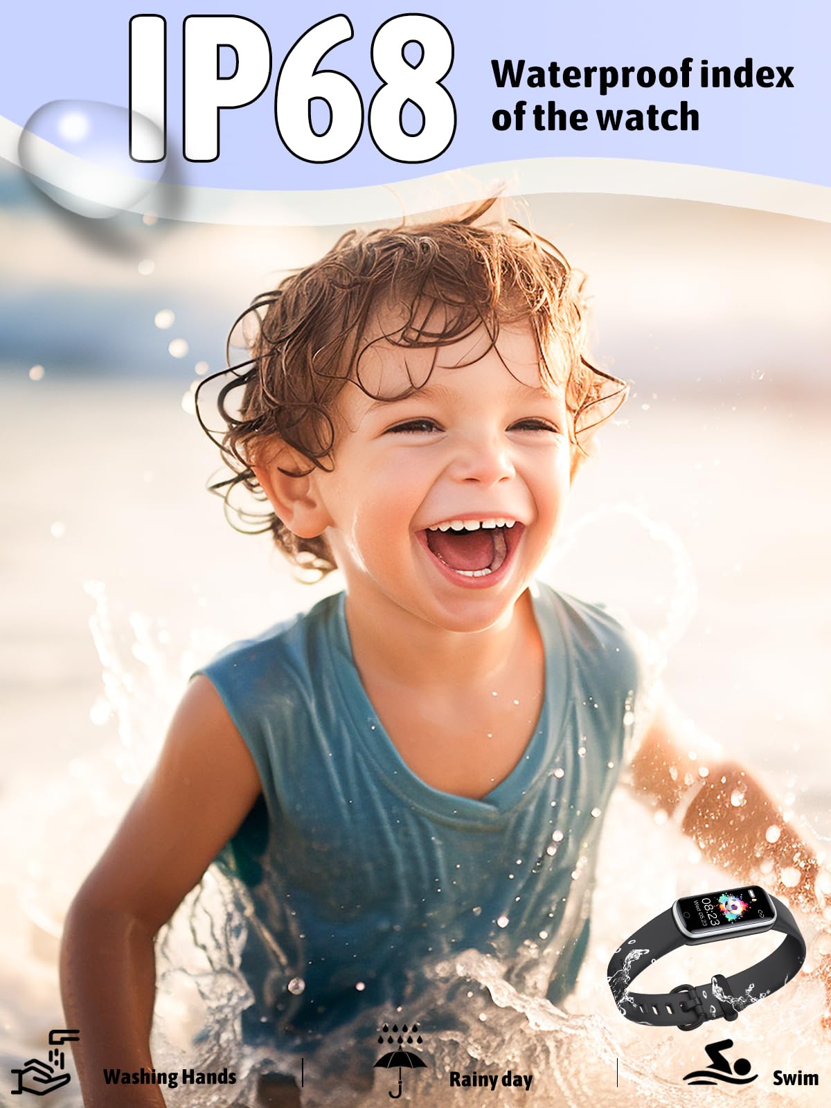 Shylad Kids Fitness Tracker, Reloj de Fitness Resistente al - Imagen 6