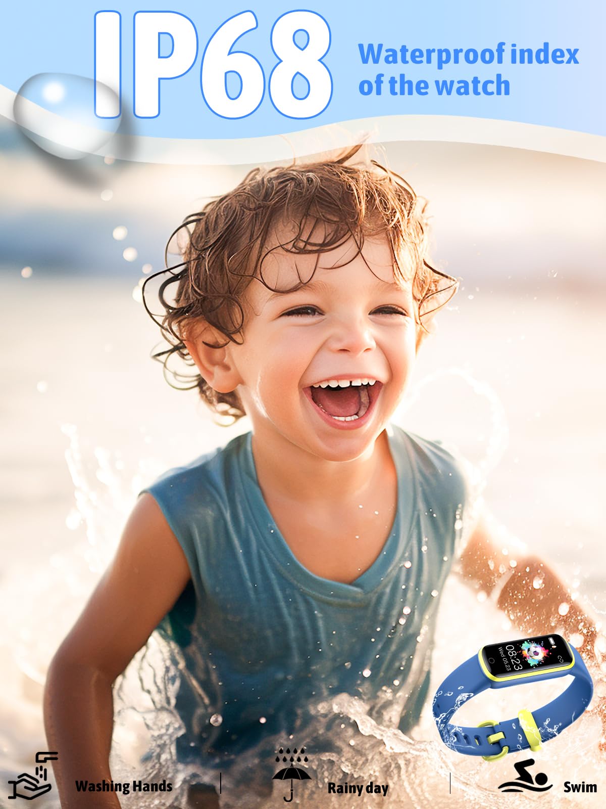 shylad Kids Fitness Tracker, Reloj de Actividad Impermeable - Imagen 6