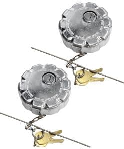 2Pcs 20770691 3" Tapón de combustible con bloqueo, Tapón de