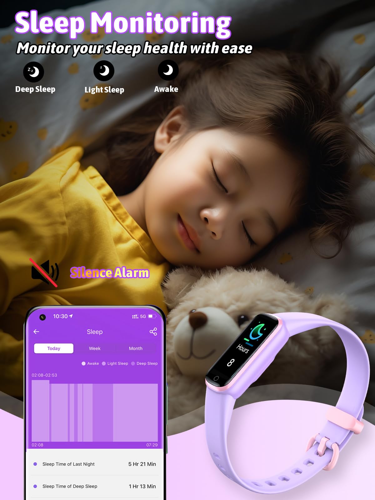 Reloj Inteligente para Niños shylad Kids Fitness Tracker - Imagen 7