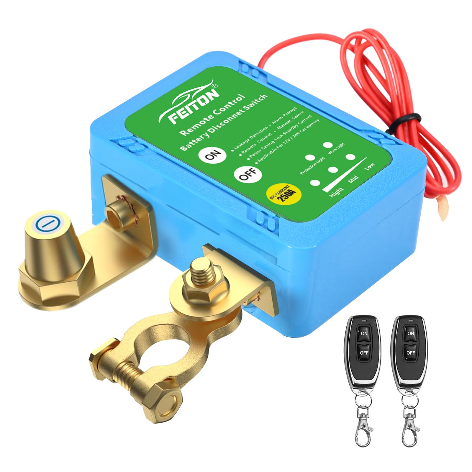 Interruptor de desconexión de batería remota inteligente