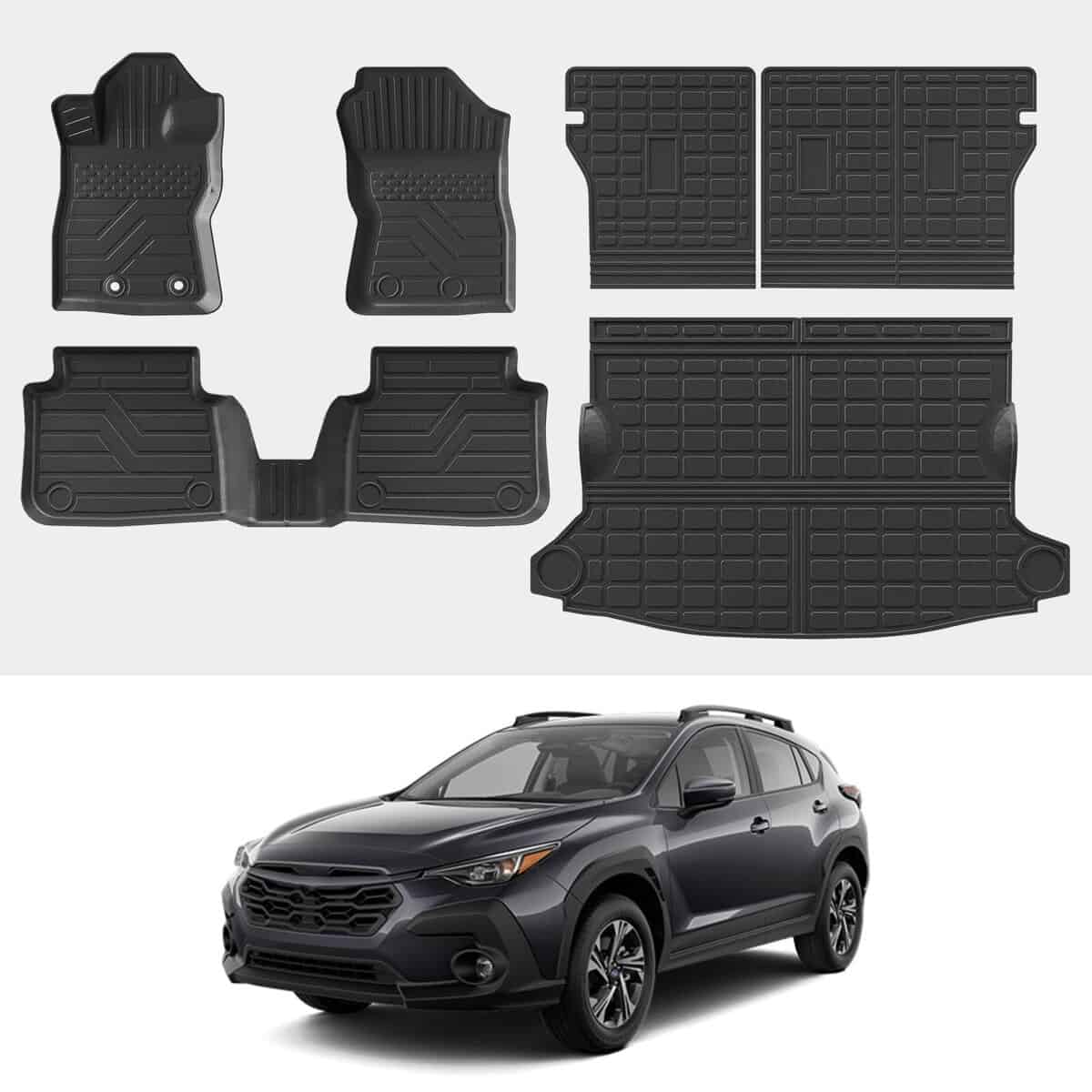 Tapete de piso compatible con Subaru Crosstrek XV Impreza