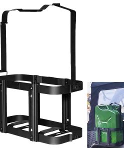 Soporte y soporte para bidón de gasolina con cerradura