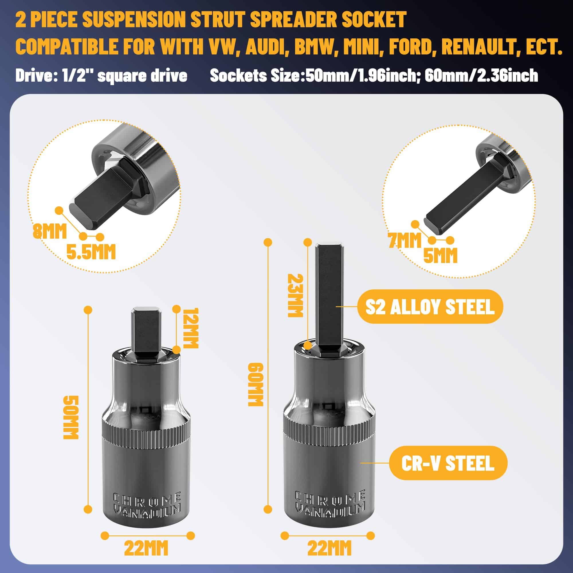 Juego de Herramientas para Extracción de Tuerca de - Imagen 6