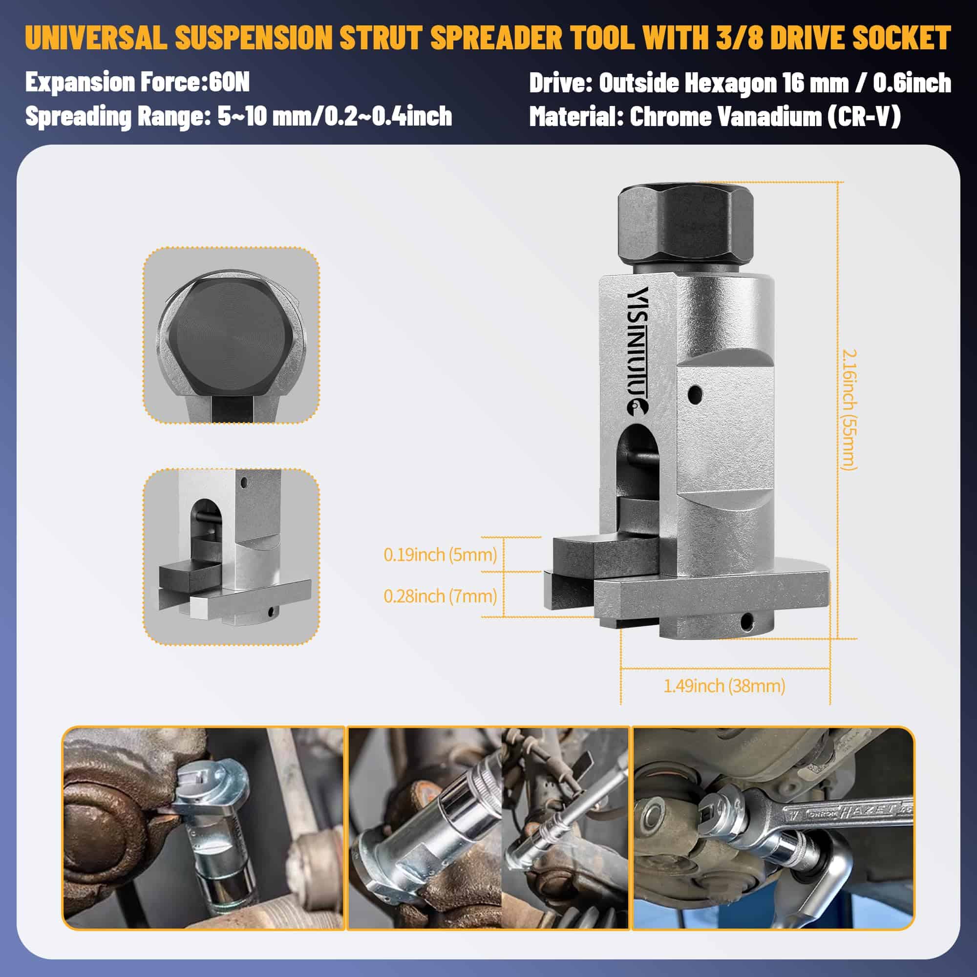 Juego de Herramientas para Extracción de Tuerca de - Imagen 7