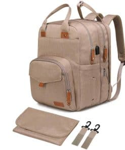 Bolso de Pañales Extra Grande Qualyphant para 2 Niños -