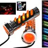 Puños LED para motocicleta Saberz para manillar de 7/8"