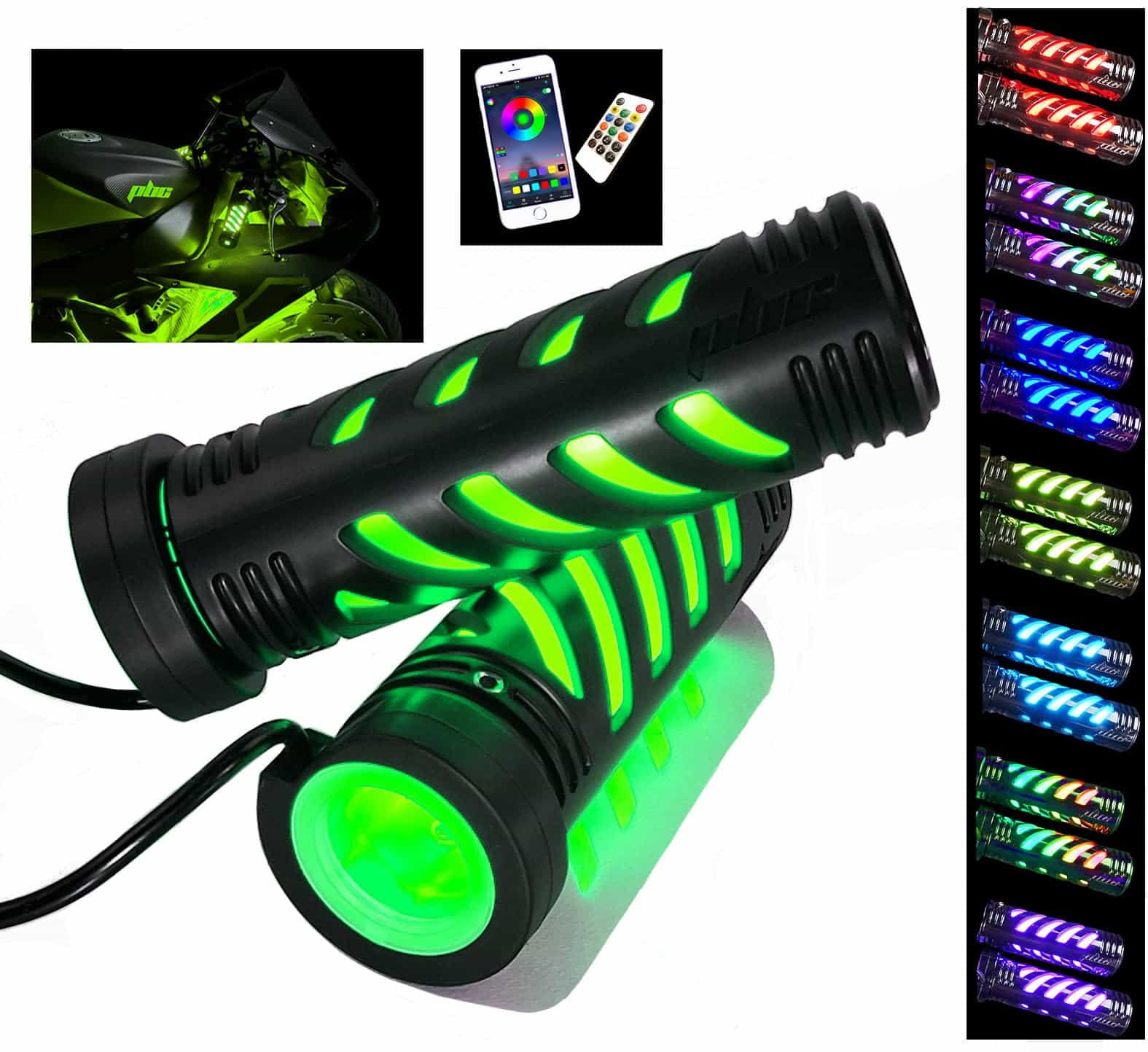 7/8" Barras Deportivas para Motos, Groms - Negro Mate -