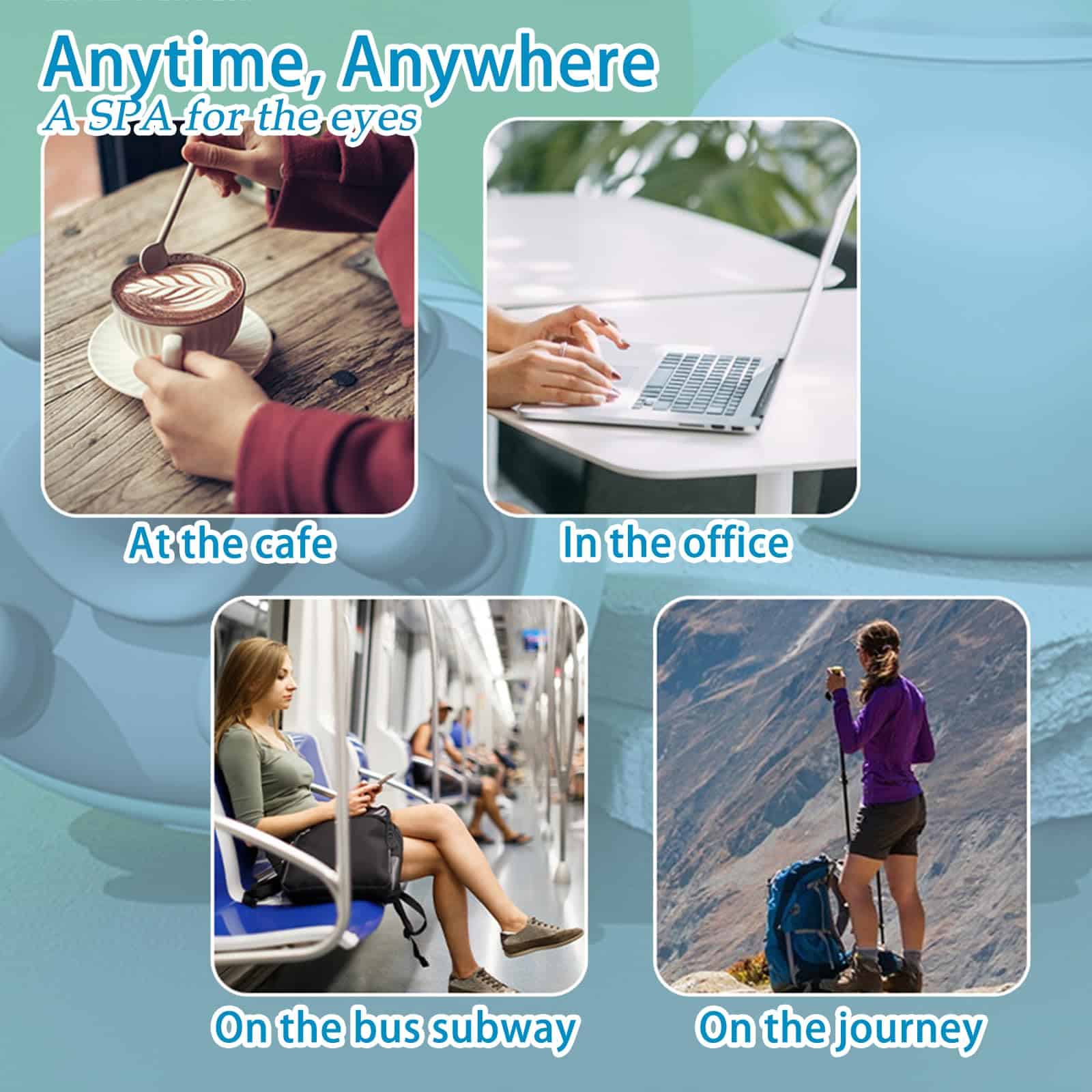 ZTIKSNYU Nano Eye Mist Sprayer Vibrating Eye Massager Dry - Imagen 7