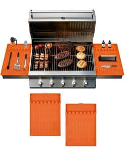 Tapete de Silicona para Utensilios de Parrilla -Naranja 2 Pi