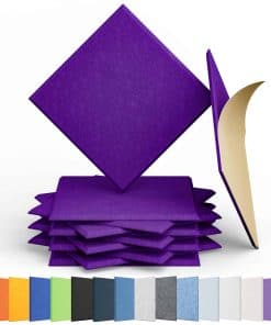 Paneles Acústicos Autoadhesivos Amantech, Paquete de 12