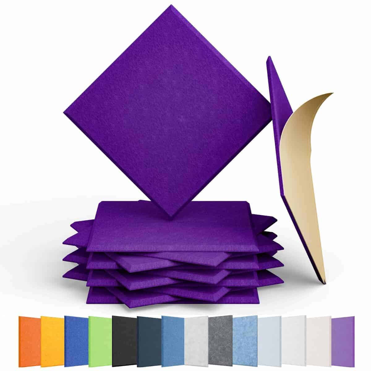 Paneles Acústicos Autoadhesivos Amantech, Paquete de 12