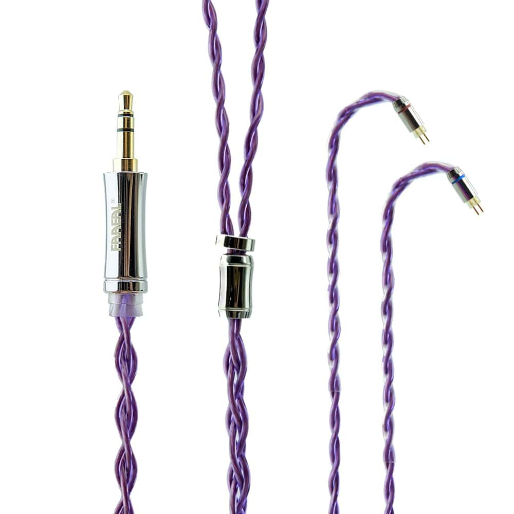 Cable para auriculares FAAEAL con 0.78mm 2Pin, 4 Hebras OCC