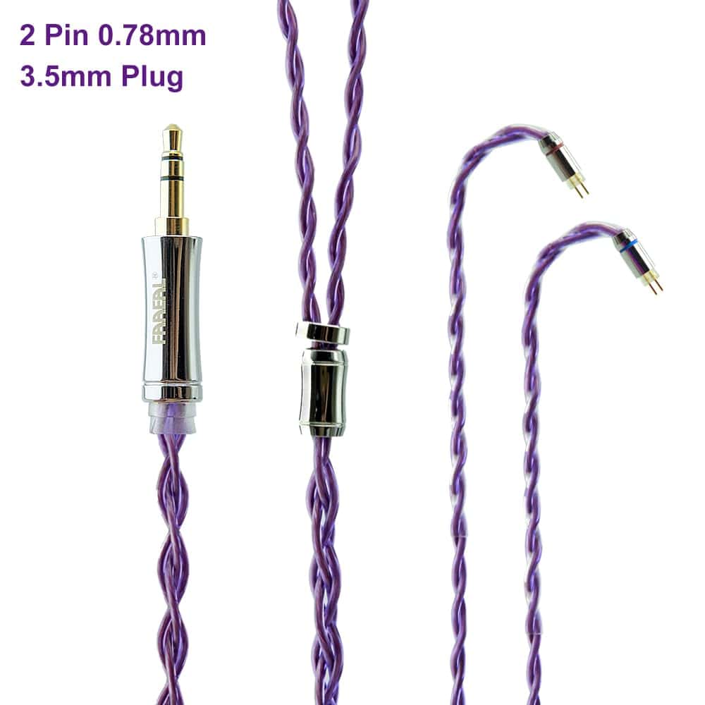 Cable para auriculares FAAEAL con 0.78mm 2Pin, 4 Hebras OCC - Imagen 3