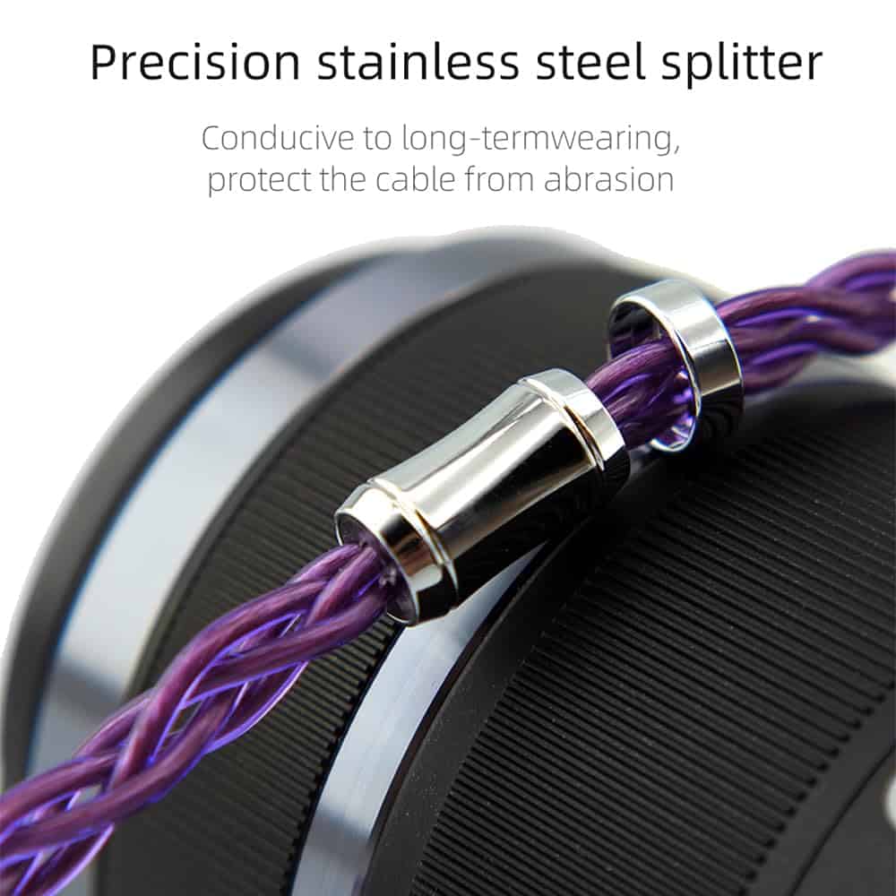 Cable para auriculares FAAEAL con 0.78mm 2Pin, 4 Hebras OCC - Imagen 7