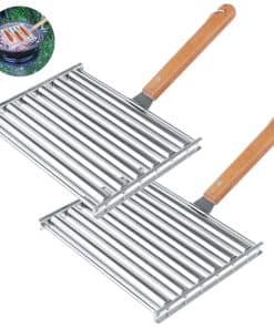 2PCS Hot Dog Roller for Grill, BBQ Hotdog Roller Grill,