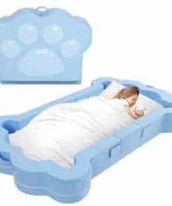 Cama portátil para niños Mmucco, Cama de -Azul