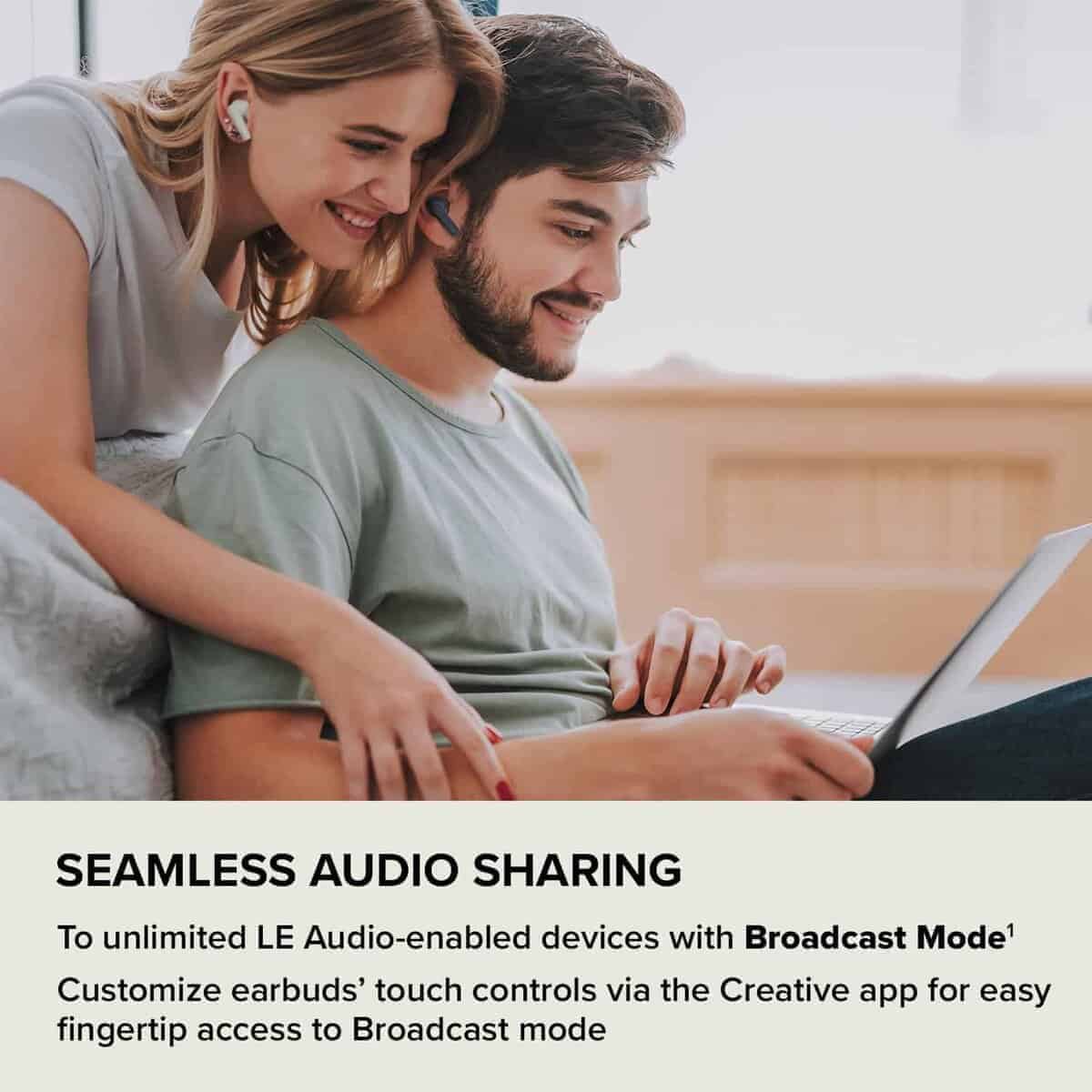 Audífonos Inalámbricos True Wireless Creative Zen Air Plus - Imagen 4