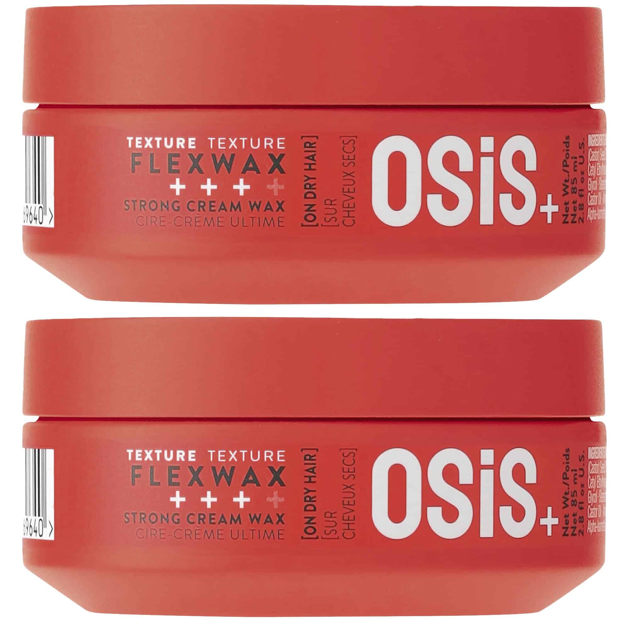 OSiS+ Flexwax, 2.8 oz (Paquete de 2) - Cera Crema Ultra