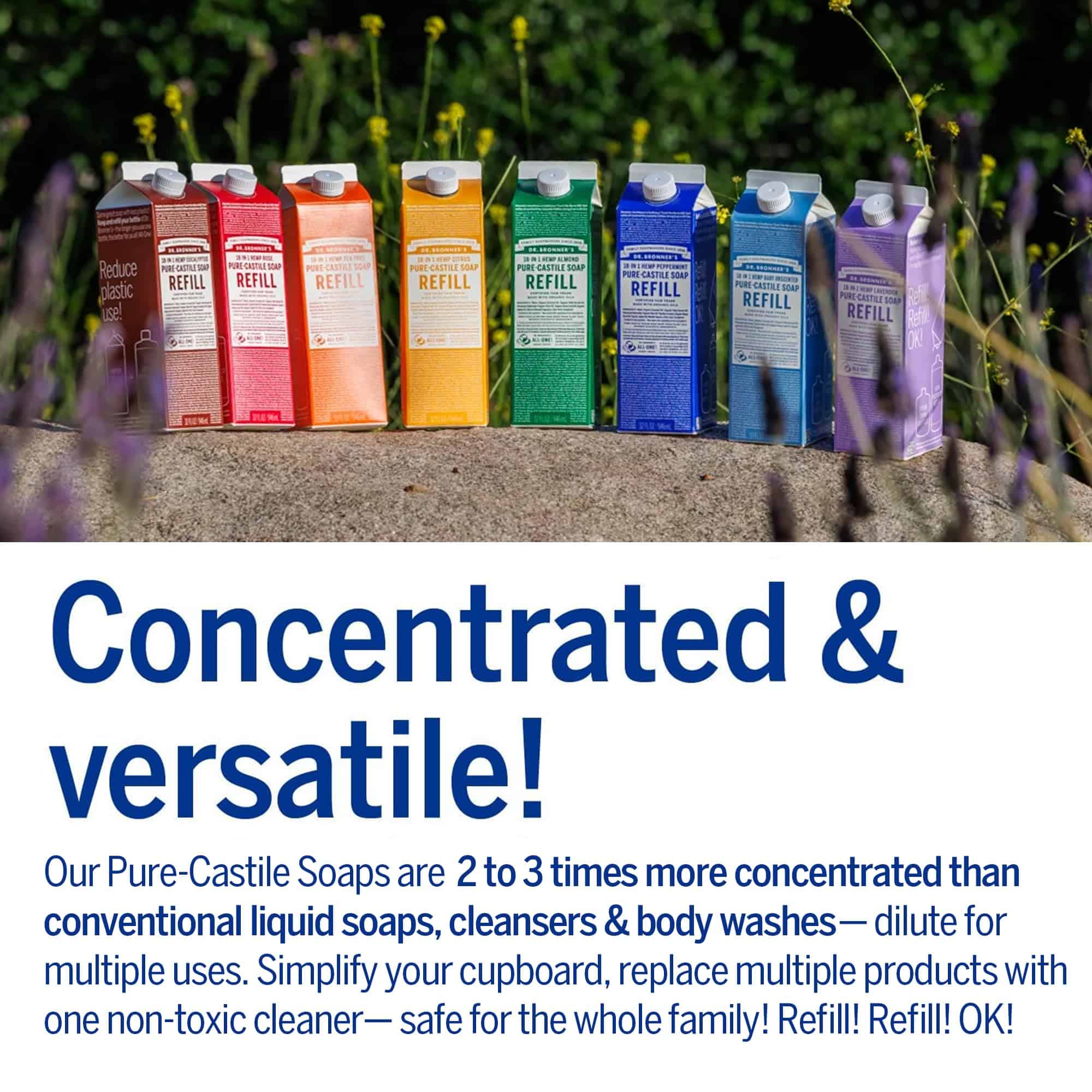 Dr. Bronner's Pure-Castile Liquid Soap Refill (Eucalyptus - Imagen 4