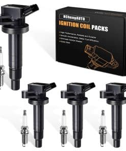 Paquete de 4 bobinas de encendido y bujías compatibles con