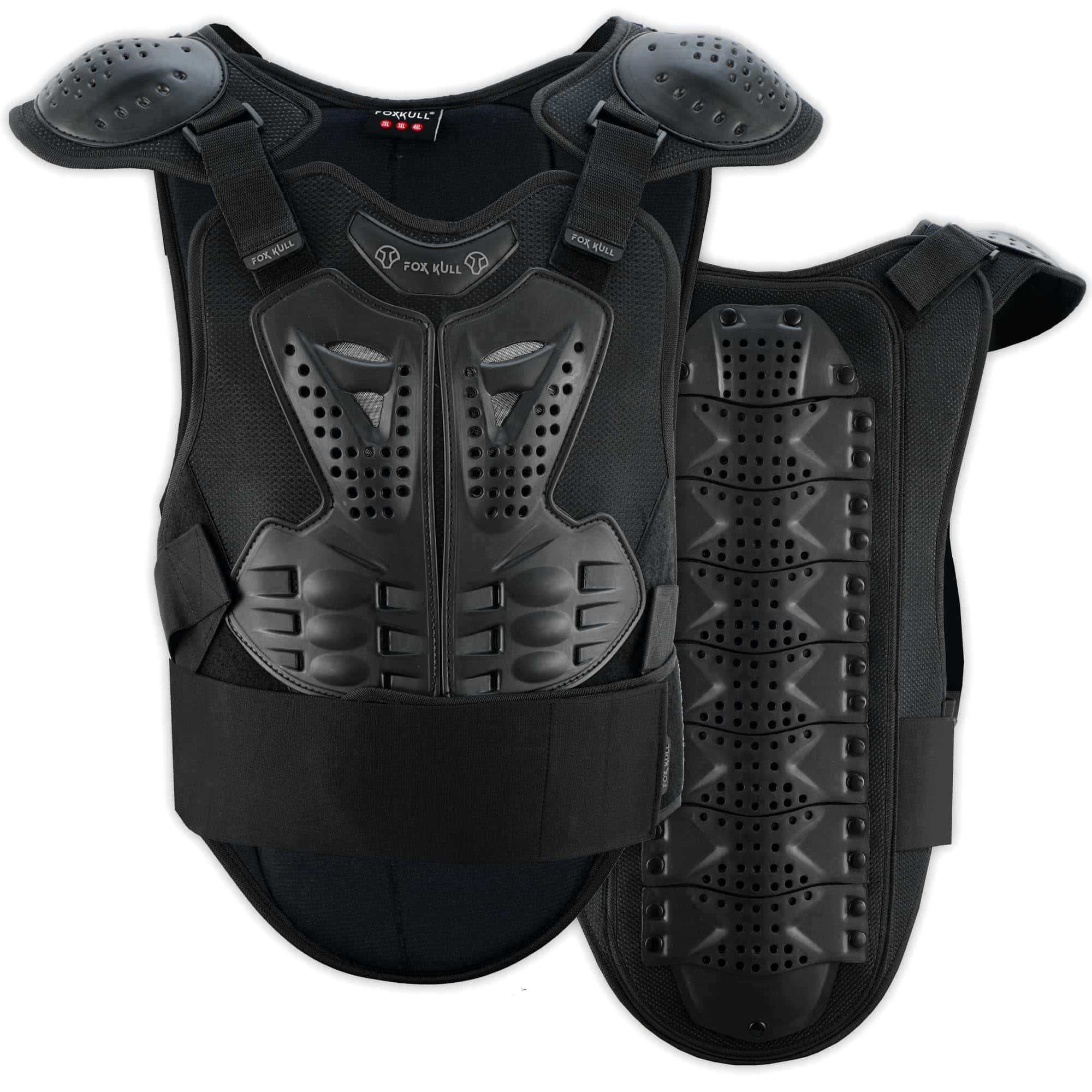 Chaqueta de armadura completa para motocicleta FOXKULL,