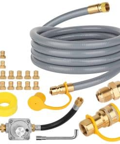 Manguera de Gas Natural de 1/2" con Regulador, Kit de