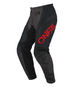 Pantalón O'NEAL Element Racewear Homme Negro/Gris/Rojo