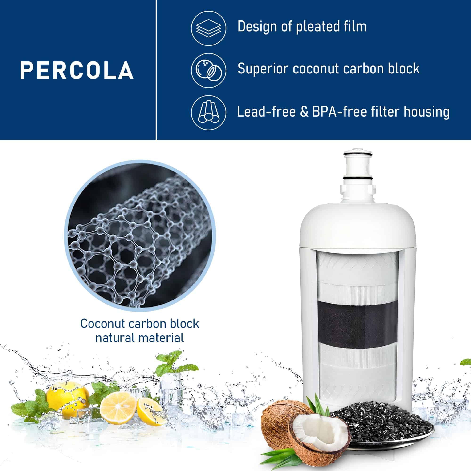 Filtro de Agua para Fabricador de Hielo PERCOLA - Imagen 5