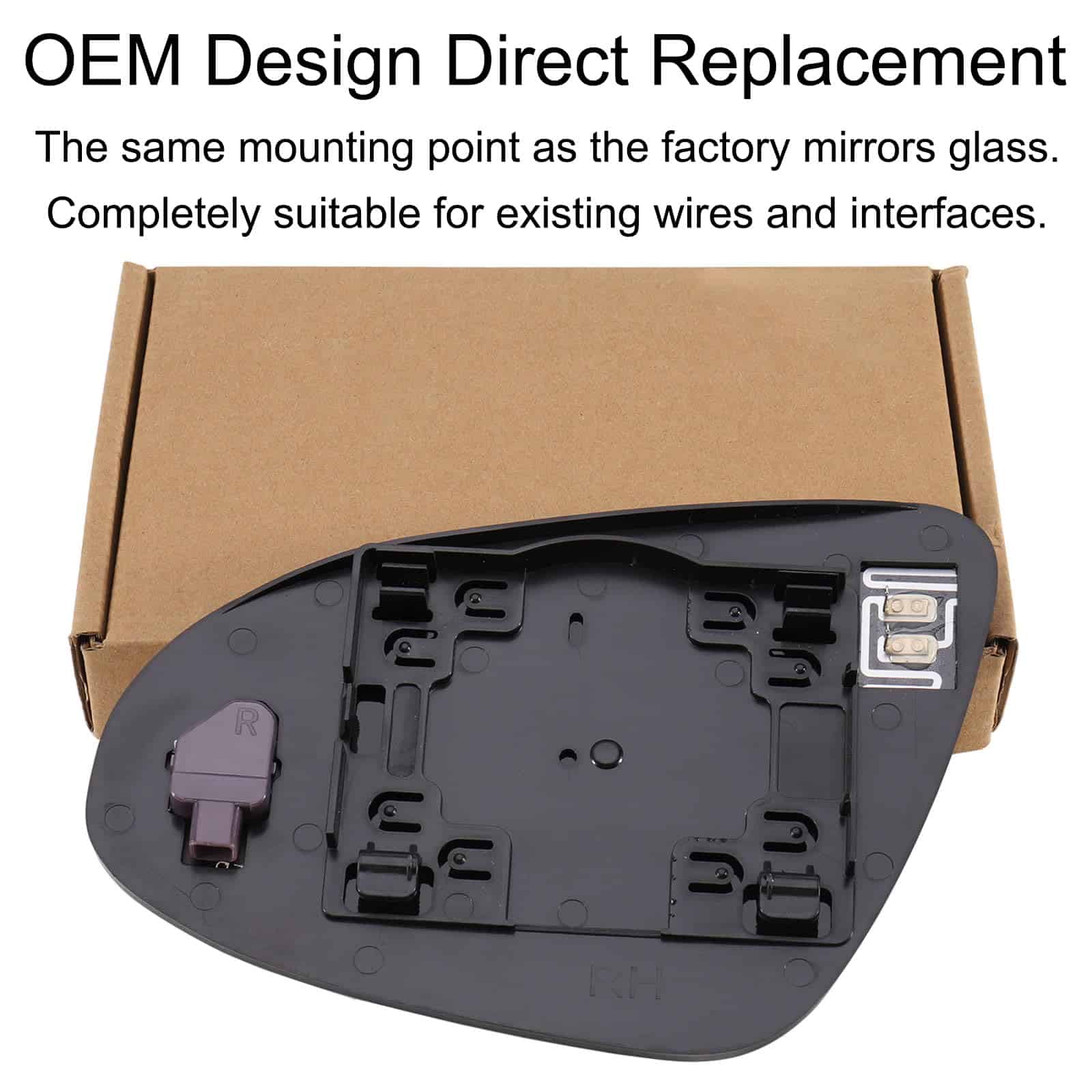 Espejo lateral del lado del pasajero de repuesto para - Imagen 5