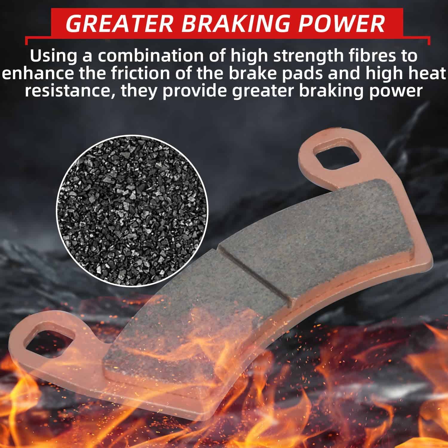 Pastillas de Freno Mejoradas Compatibles con Polaris SxS - Imagen 3