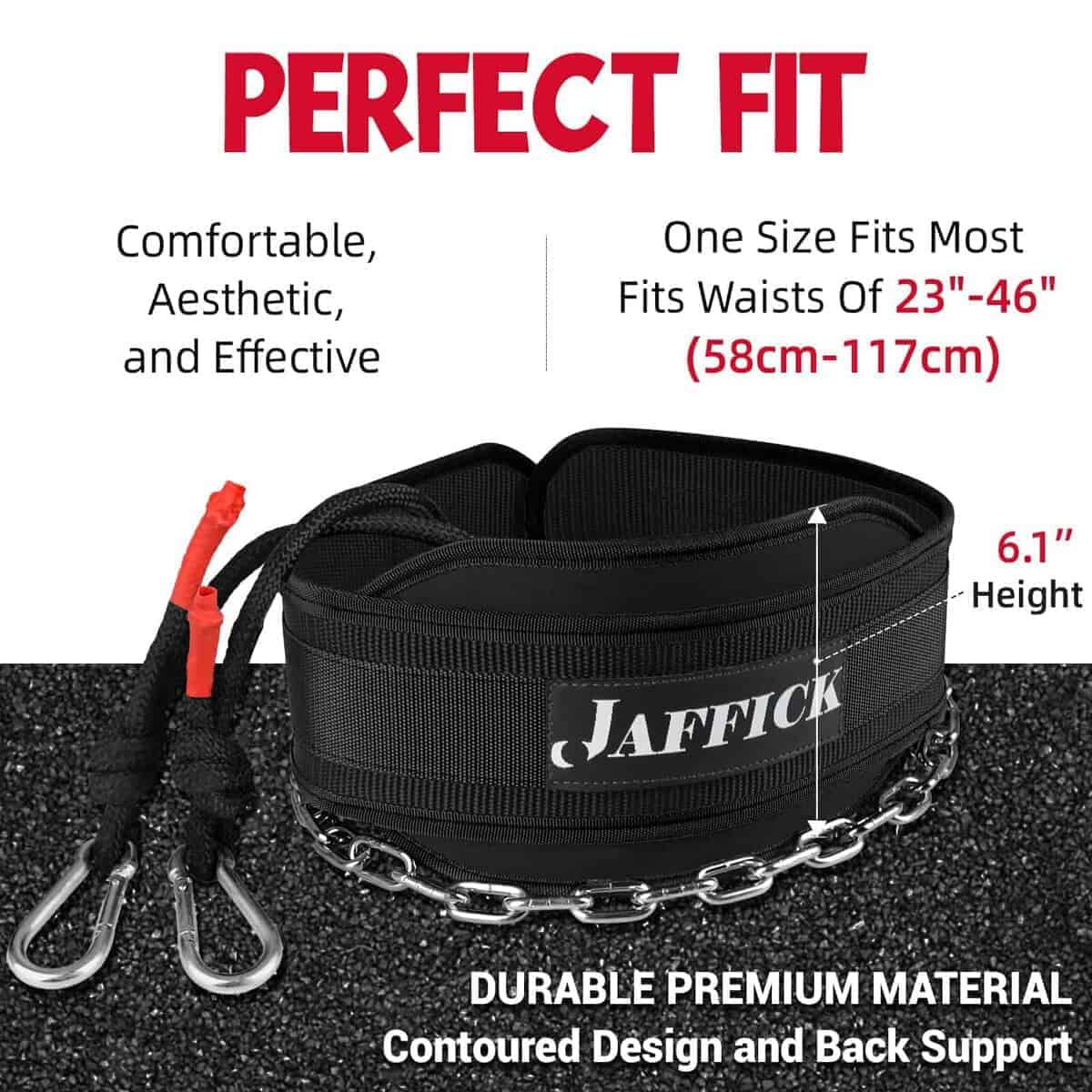 Cinturón de inmersión Jaffick de Nailon Premium, Cinturón - Imagen 4