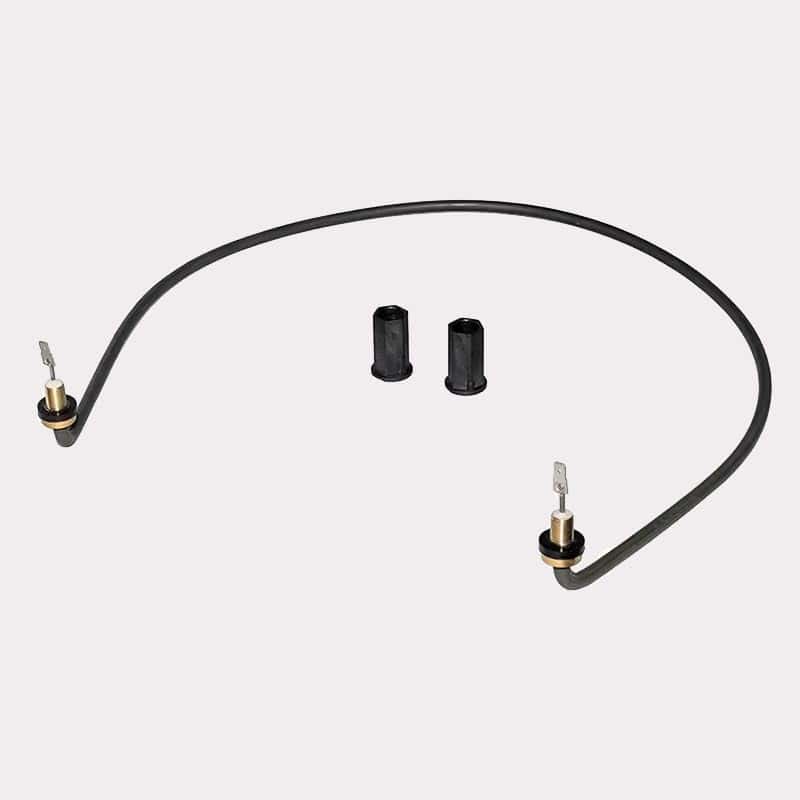 Elemento Calefactor para Lavavajillas con 2 Sujetadores,