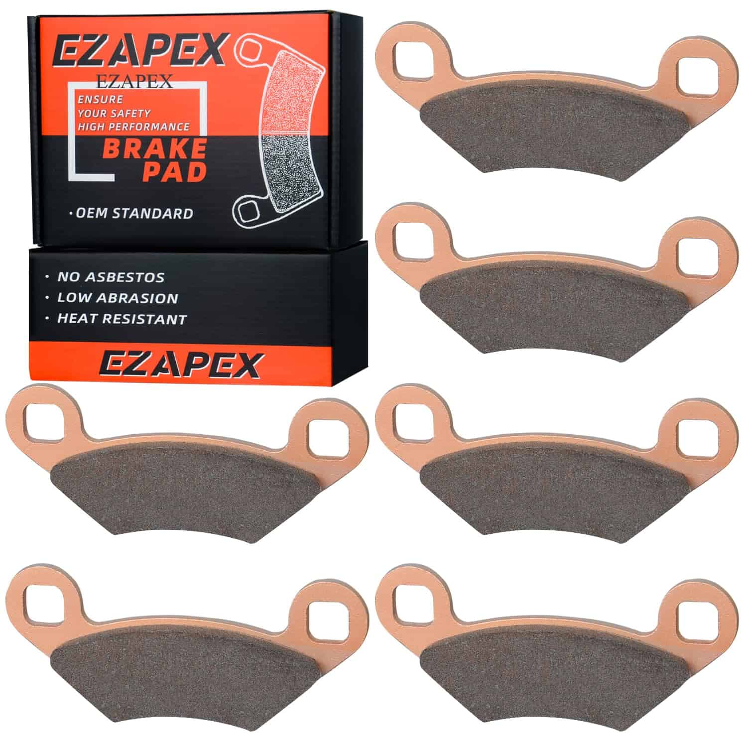 Pastillas de Freno EZAPEX Delanteras y Traseras Compatible