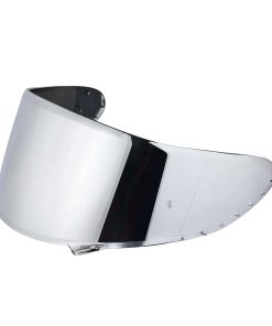 Visera de casco de motocicleta JQF Gear -Cromo Plateado