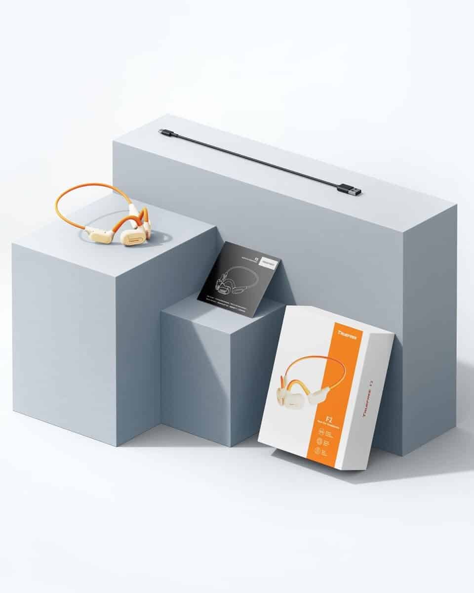 Audífonos inalámbricos truefree F2 con diseño de oído - Imagen 9