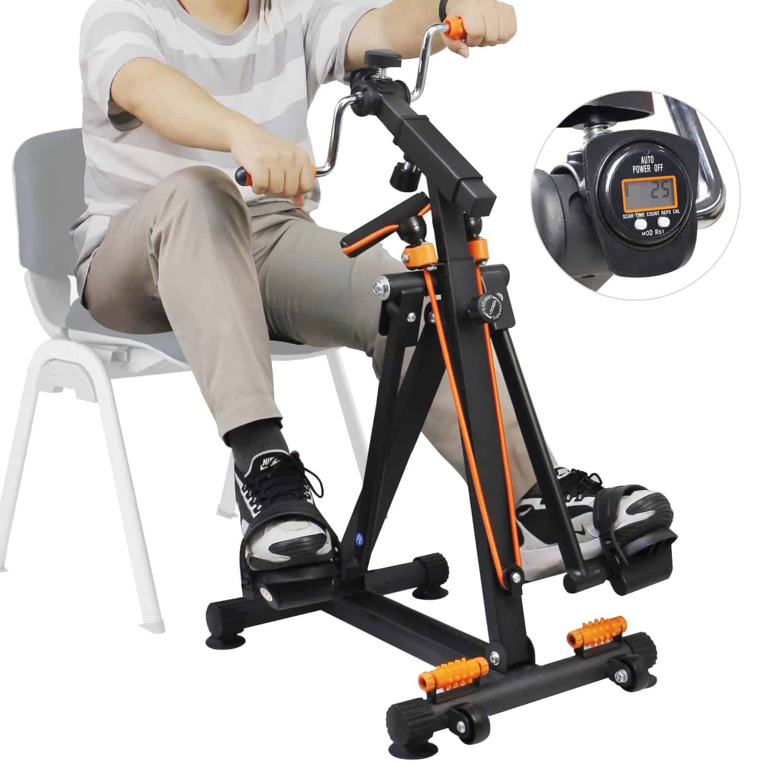 Pedaleador de Brazos y Piernas para Personas Mayores -