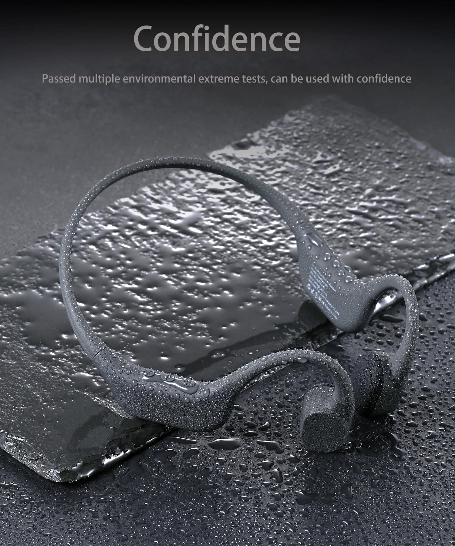 Audífonos de conducción ósea S+, Reproductor MP3 Memoria - Imagen 7