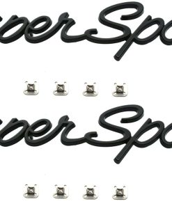 Par de Insignias Frontales Super Deportivas 3D de Reemplazo