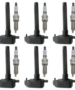 Conjunto de 6pcs de Bobina de Encendido y Bujías de Iridium