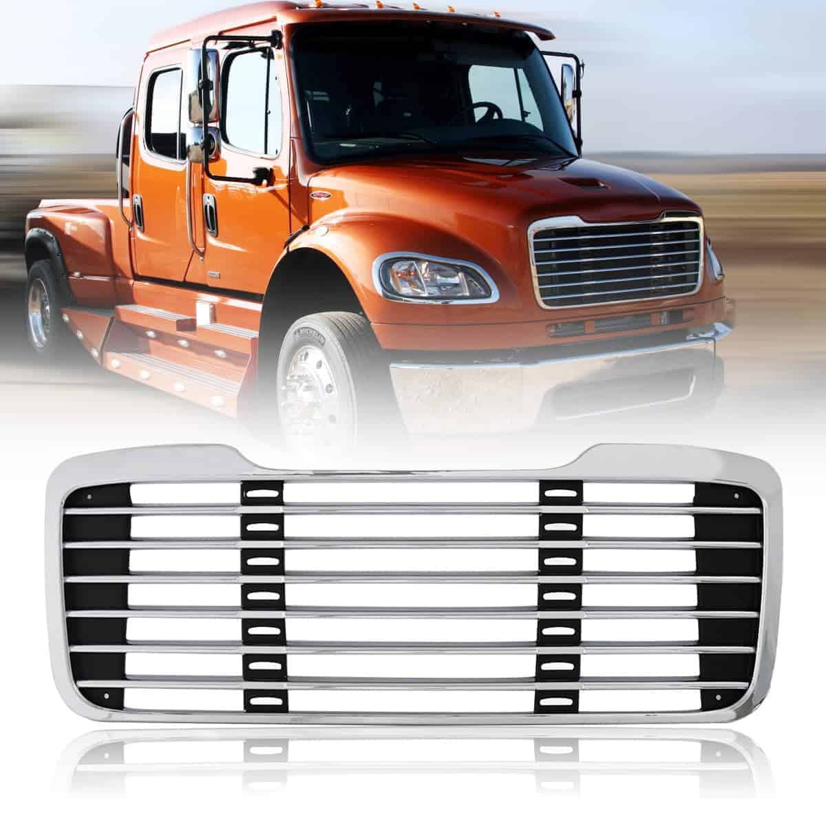 Parrilla de Radiador delantero cromada Compatible con