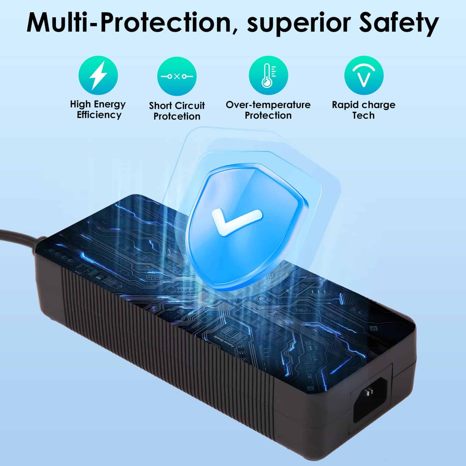 Convertidor de fuente de alimentación de 12V 12.5A 150W con - Imagen 5