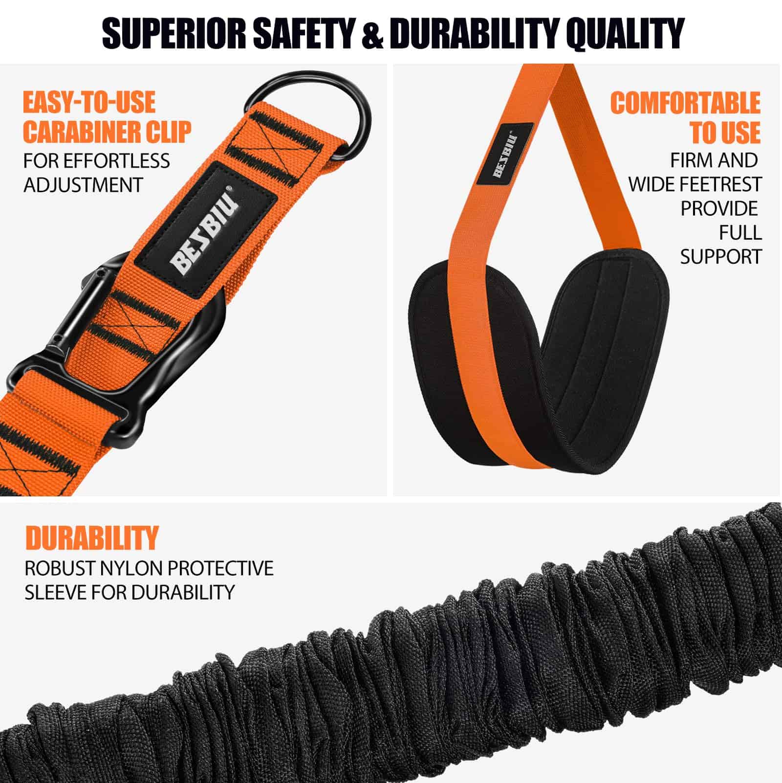 Bandas de asistencia para pull up 260lbs, Bandas de - Imagen 8